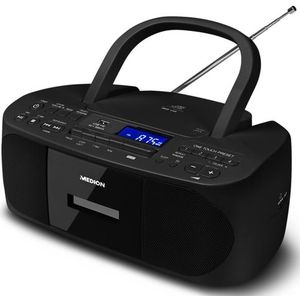 Medion - Leven E64070 - Radio - Zwart - Draagbaar met Analoog en Digitaal Ontvangst