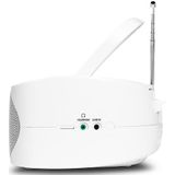 MEDION E65010 - Stereo Radio - Wit - CD-speler - Cassette - USB-aansluiting - FM PLL-radio