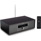 MEDION LIFE P64145 All-in-One Audio System anthrazit, DAB+/PLL-UKW Stereo-Radio, Bluetooth, CD/MP3-Player, Wiedergabe von Musikdateien vom USB-Stick, elegantes Design, 2 x 15 W RMS