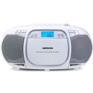 MEDION - LIFE MD44176 - CD/MP3/Cassettespeler - Zwart - Inclusief Netkabel