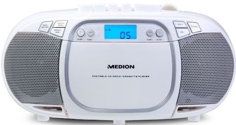 MEDION - LIFE MD44176 - CD/MP3/Cassettespeler - Zwart - Inclusief Netkabel
