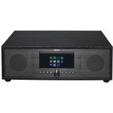 LIFE® P66400 All-in-One audiosysteem antraciet | LCD-scherm 7.1 (2.8'') | Internet/DAB+/PLL FM-radio | CD/MP3-speler