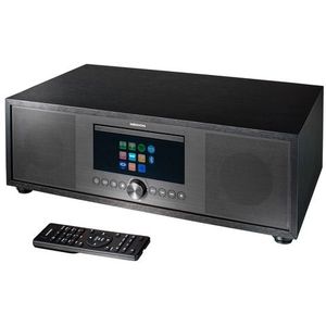 LIFE® P66400 All-in-One audiosysteem antraciet | LCD-scherm 7.1 (2.8'') | Internet/DAB+/PLL FM-radio | CD/MP3-speler