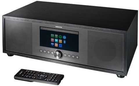 LIFE® P66400 All-in-One audiosysteem antraciet | LCD-scherm 7.1 (2.8'') | Internet/DAB+/PLL FM-radio | CD/MP3-speler