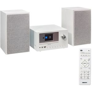 LIFE - P85003 - Micro-audiosysteem - Zwart - DAB+, Internetradio, Bluetooth 5.0, 2.0-Systeem, 15W RMS