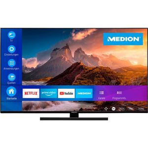 Medion QLED Smart TV X16588 (MD 30069) - 65 inch (163 cm) - 4K Ultra HD Televisie - Dolby Vision HDR - Dolby Atmos - HDMI 2.1 - Netflix - Prime Video - PVR