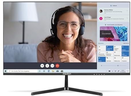 Medion Akoya P52424 Monitor 60.5 cm (24'') - Full HD display - HDR10 - HDMI - Randloos Design
