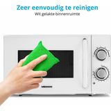 MEDION LIFE Mikrowelle MD 15644, 700 Watt Leistung, 17 L Kapazität, 6 Leistungsstufen, Auftaufunktion