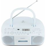 MEDION E65010 - Stereo Radio - Blauw - CD-speler - Cassette - USB-aansluiting - FM PLL Radio