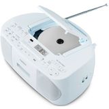 MEDION E65010 - Stereo Radio - Blauw - CD-speler - Cassette - USB-aansluiting - FM PLL Radio