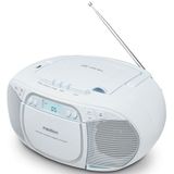 MEDION - MD44176 - CD/MP3/Cassettedeck - Zwart - Inclusief Netsnoer