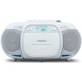 MEDION - MD44176 - CD/MP3/Cassettedeck - Zwart - Inclusief Netsnoer
