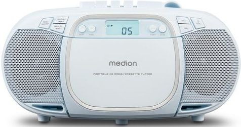 MEDION - MD44176 - CD/MP3/Cassettedeck - Zwart - Inclusief Netsnoer