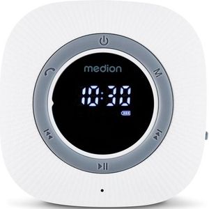 LIFE® P66096 Douche radio | LED display | FM radio | IPX6 bescherming | Bluetooth® 5.0 | 30 W uitgangsvermogen (3 W RMS)