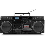 80's Retro Boombox - DAB+/PLL FM-Radio - Bluetooth - Cassettedeck