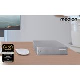 MEDION S06 MD35300 Intel® CoreTM i5 i5-1335U 16 GB DDR4-SDRAM 512 GB SSD Mini PC Zilver