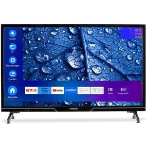Medion P12451 Smart TV - 24 Inch HD - HDR - PVR - Bluetooth - Zwart
