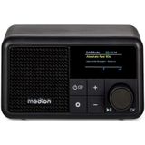 MEDION S66822 Draagbare DAB+ Radio - Zwart - Oplaadbare Batterij - Bluetooth