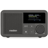 MEDION S66822 Draagbare DAB+ Radio - Grijs - Bluetooth - Oplaadbare Batterij