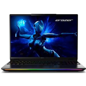 Erazer - Beast 16 X1 Ultimate - Notebook - Zwart - 16 inch - 2000 GB - 32 GB RAM - Intel Core Ultra 9 275HX