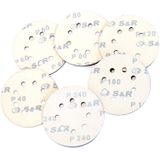 Enzo S&R - Schuurpapier Set - 60 Stuks - Ø 125 mm - Diverse Korrelgroottes