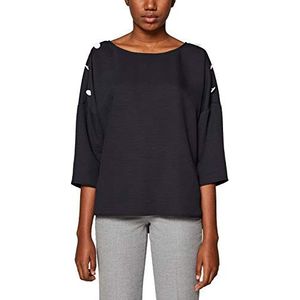 ESPRIT Collection Damesblouse, Zwart (Zwart 001)