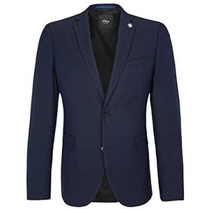 s.Oliver BLACK LABEL - Business-colbert - Donkerblauw - Slim Fit