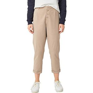 s.Oliver dames broek, beige (licht zand 8408), 36
