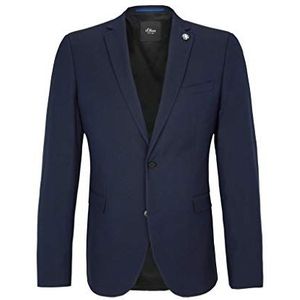 s.Oliver BLACK LABEL - Business-colbert - Donkerblauw - Slim Fit