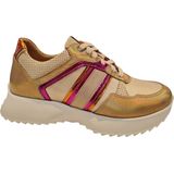 Mel & Joy - Joy Gold - Dames Sneakers - Goud - Leer