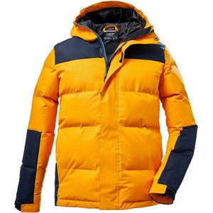 killtec Boy's Gewatteerd jack/outdoorjack met capuchon KOW 31 BYS QLTD JCKT, yellow, 152, 37217-000
