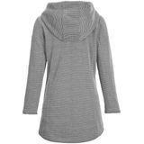 Dames - Breifleeceparka - Naturelwit - Polyester/Viscose - Windafstotend