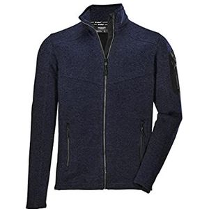 Killtec Heren gebreide fleece jas met opstaande kraag - KOW 136 MN JCKT, donkernavy, 3XL, 37407-000