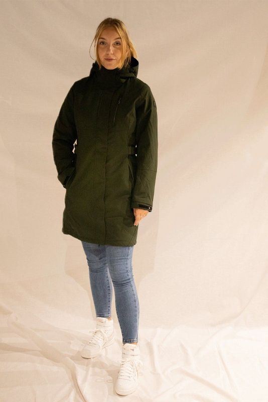 Winterjassen - Effen - Warm Gevoerd - Met Afneembare Capuchon