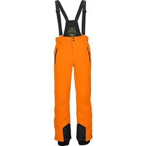 killtec heren Skibroek/functionele broek met afneembare riemen Enosh, dunkelorange, S, 30920-000