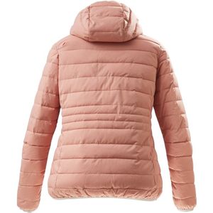 Gewatteerde Jas - Koraal - 100% Polyester - Sportief Met Afneembare Capuchon