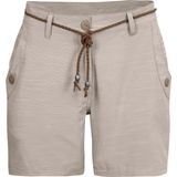 Korte Broeken - Lichtbeige - Katoen/Polyester - Sneldrogend met Koordgordel