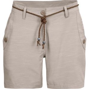 Korte Broeken - Lichtbeige - Katoen/Polyester - Sneldrogend met Koordgordel