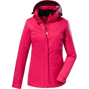 killtec Women's Functioneel jack/outdoorjack met afritsbare capuchon - KOS 133 WMN JCKT, rose, 38, 38383-000