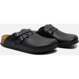 Birkenstock - Kay SL LE - Heren Klomp - Zwart - Leer - Antislip Zool