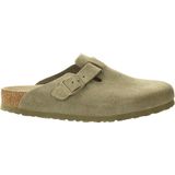 Birkenstock Boston Faded Khaki Regular Clogs - Groen - Maat 42