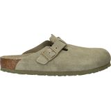 Birkenstock Boston Faded Khaki Regular Clogs - Groen - Maat 45