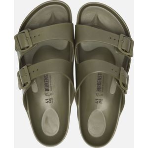 Birkenstock - Sandalen en slippers - Arizona EVA Khaki voor Heren - Maat 42 - Kaki