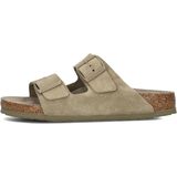 Birkenstock - Arizona - Slippers - Groen - Suède