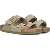Birkenstock - Arizona - Slippers - Groen - Suède