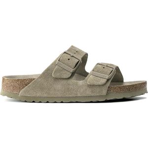 Birkenstock - Arizona - Slippers - Groen - Suède
