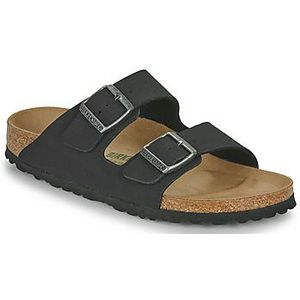 Birkenstock - Dames sandalen en slippers - Arizona W BFBC Earthy Vegan Black voor Dames - Maat 37 - Zwart