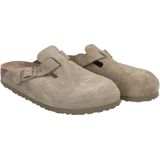 Birkenstock - Boston - Muil - Faded Khaki - Suede