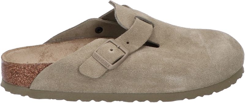 Birkenstock - Boston - Muil - Faded Khaki - Suede