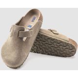 Birkenstock - Boston - Herenslippers - Groen - Suède - Anatomisch Voetbed